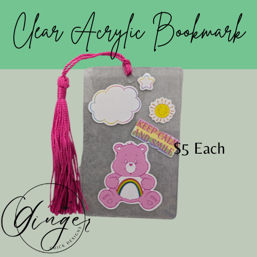Care Friends Dictionary Acrylic Bookmark