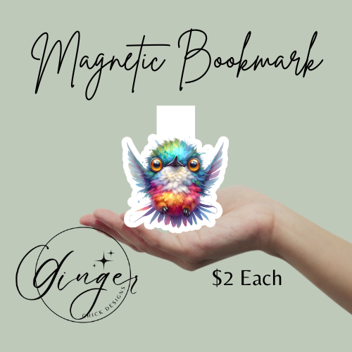 Cartoon Bird Magnetic Bookmark