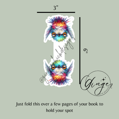 Cartoon Bird Magnetic Bookmark