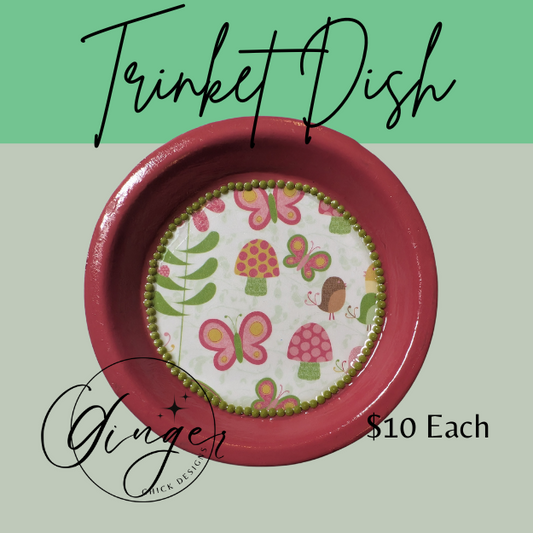 Cartoon Garden Trinket Dish