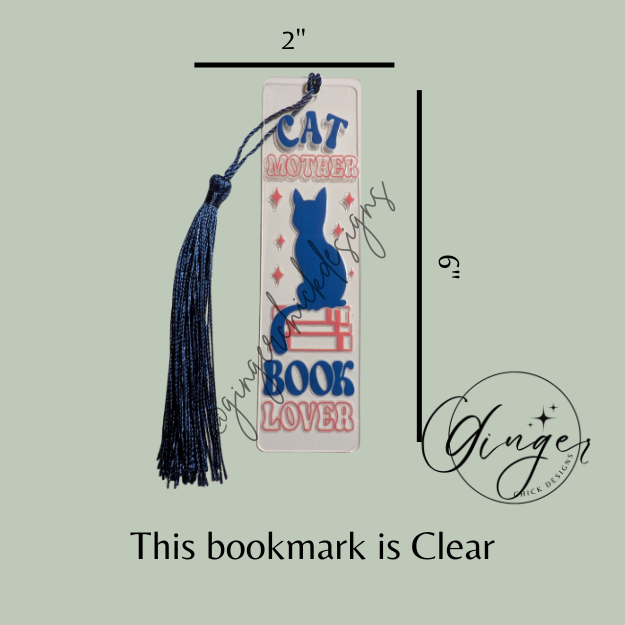 Cat Mother Acrylic Bookmarks