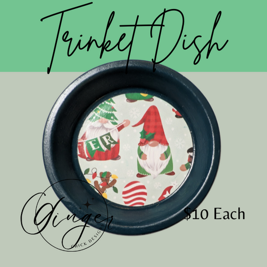 Christmas Gnome Trinket Dish