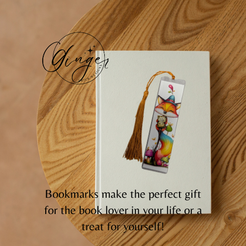 Circus Fox Acrylic Bookmark