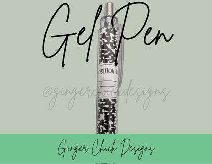 Composition Notebook Gel Pen