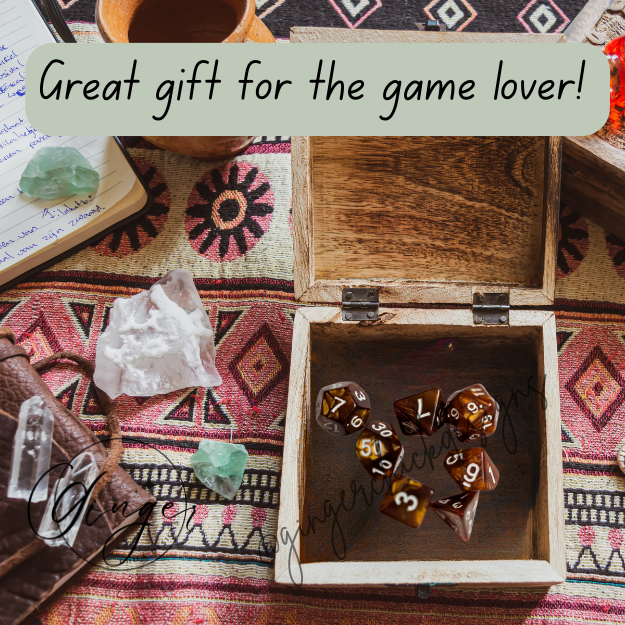 Copper Pearl Dice Set