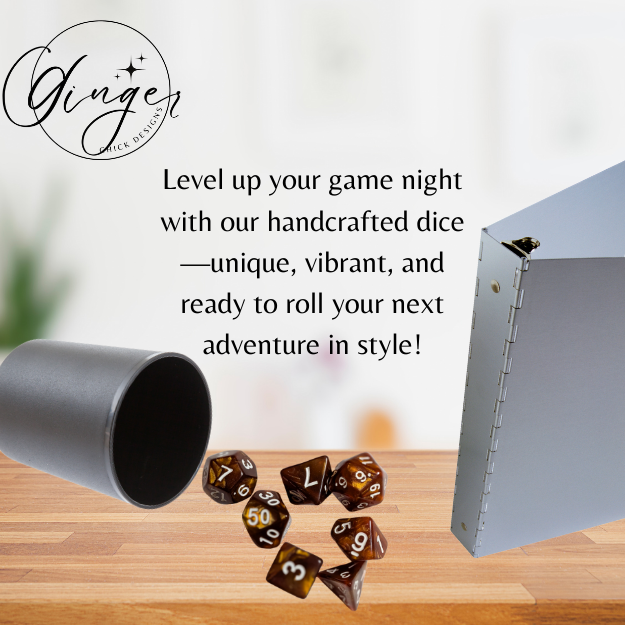 Copper Pearl Dice Set