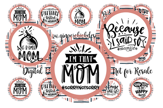 F Bomb Mom Bottle Cap Images