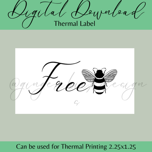 FreeBEE Thermal Label