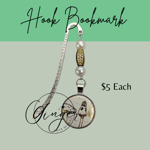Gold Mushroom Hook Bookmark