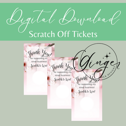 Cherry Blossom Digital Scratch Off Ticket