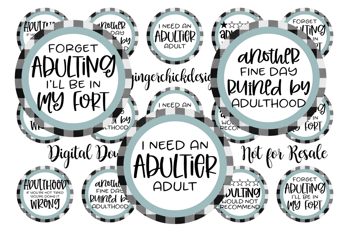 Forget Adulting Bottle Cap Images