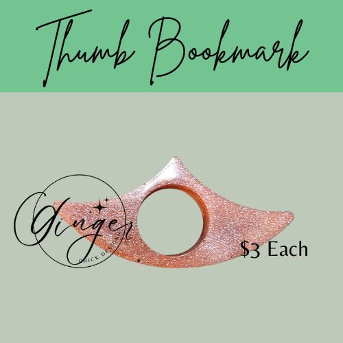 Light Pink Thumb Bookmark