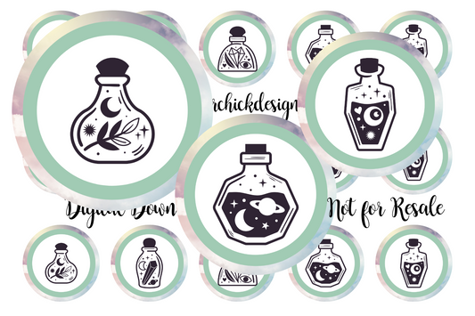 Potion Jars Bottle Cap Images