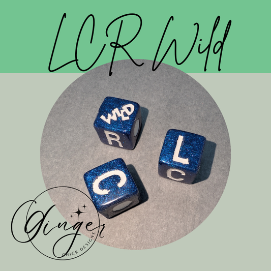 Blue LCRWild Dice