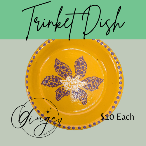 Dot Friend Plumeria Trinket Dish