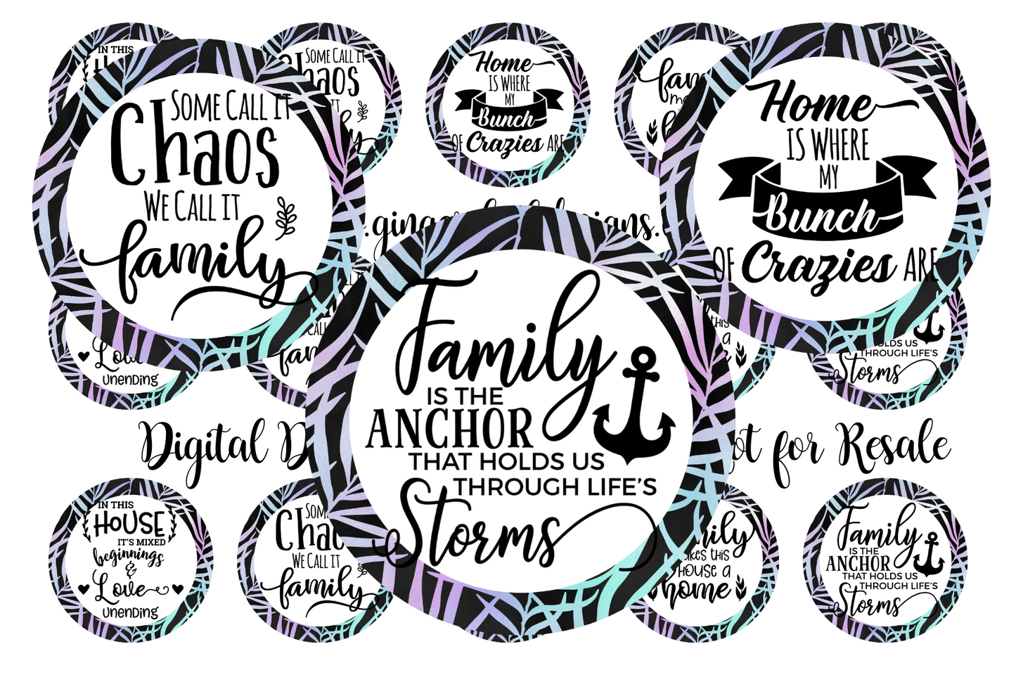 Family is the Anchor Bottle Cap Images