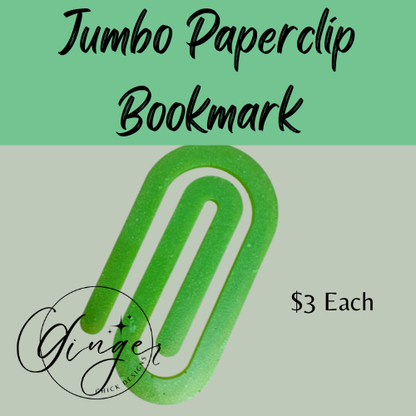 Lime Green Jumbo Paperclip
