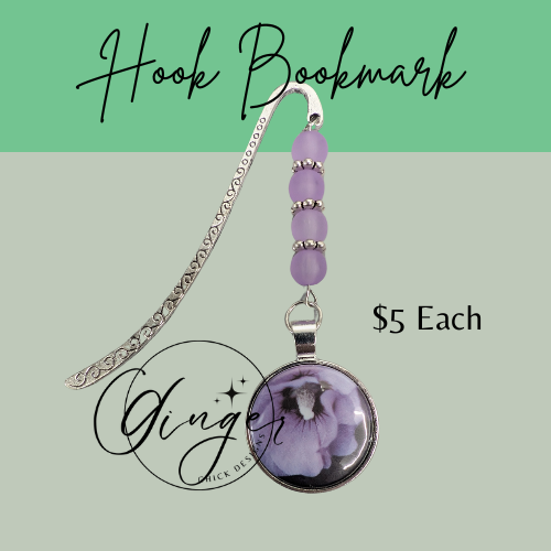 Violet Hook Bookmark