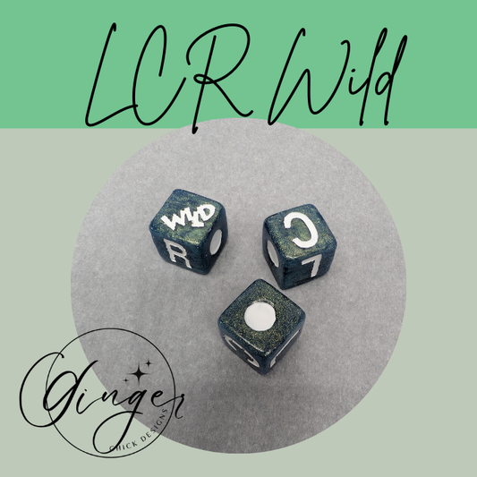 Green Colorshift LCRWild Dice