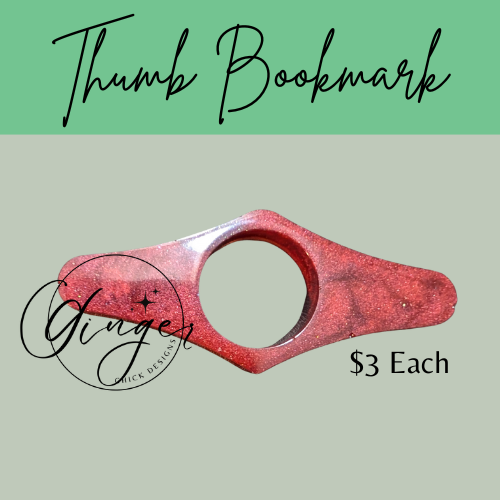 Red Wine Thumb Bookmark