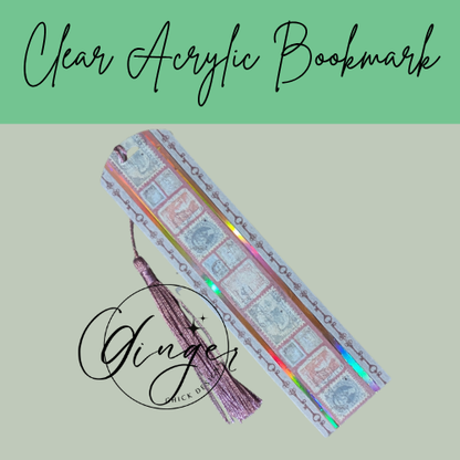 Stamp Collection Acrylic Bookmark