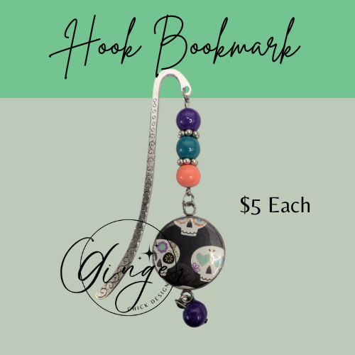 Sugar Skull Hook Bookmark
