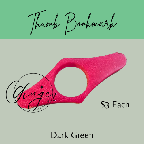 Pink Thumb Bookmark