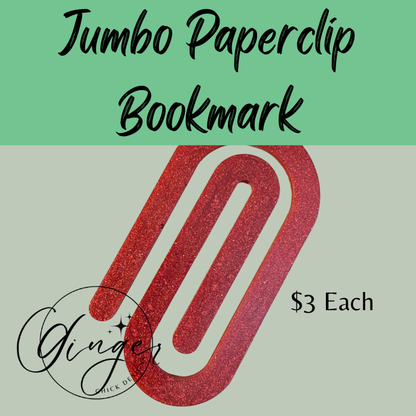 Red Wine Jumbo Paperclip