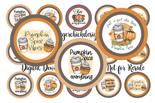 Pumpkin Spice Bottle Cap Images
