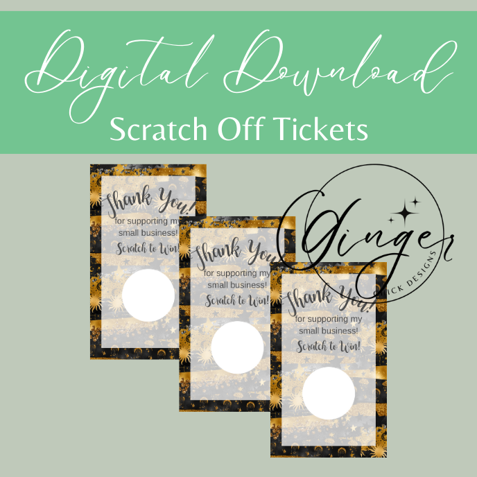 Sun and Moon Digital Scratch-Off Ticket