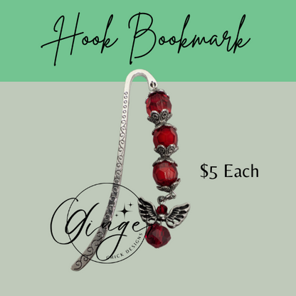 Red Angel Hook Bookmark