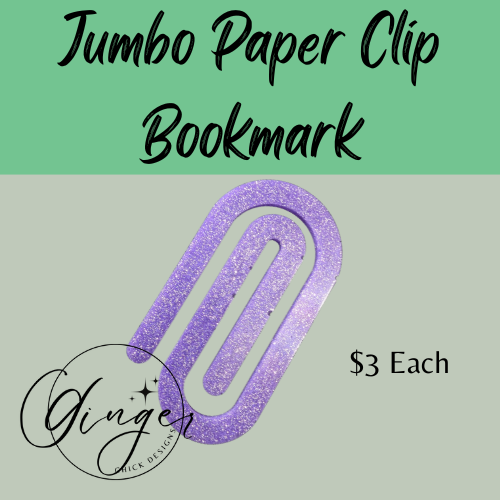 Purple Jumbo Paperclip