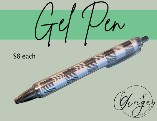 White Buffalo Gel Pen