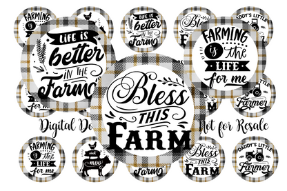 Bless this Farm Bottle Cap Images