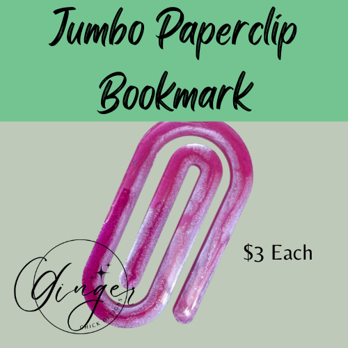 Lavendar and Purple Jumbo Paperclip
