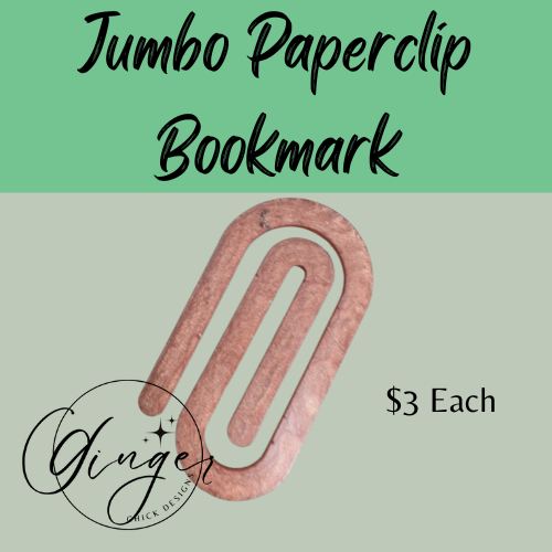 Antique Pink Jumbo Paperclip