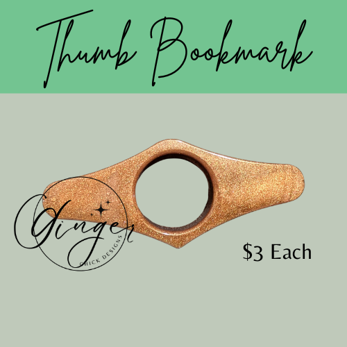 Bronze Thumb Bookmark