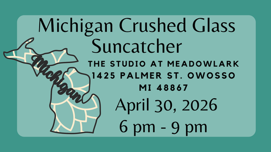 Michigan Crushed Glass Suncatcher Workshop