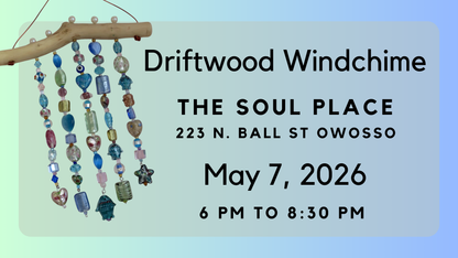 Driftwood Beaded Windchime 5-7-26