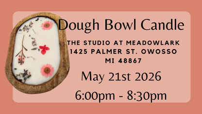 Dough Bowl Candle Workshop