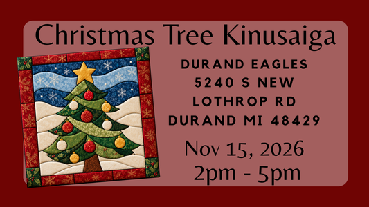 Christmas Tree Kinusaiga Workshop