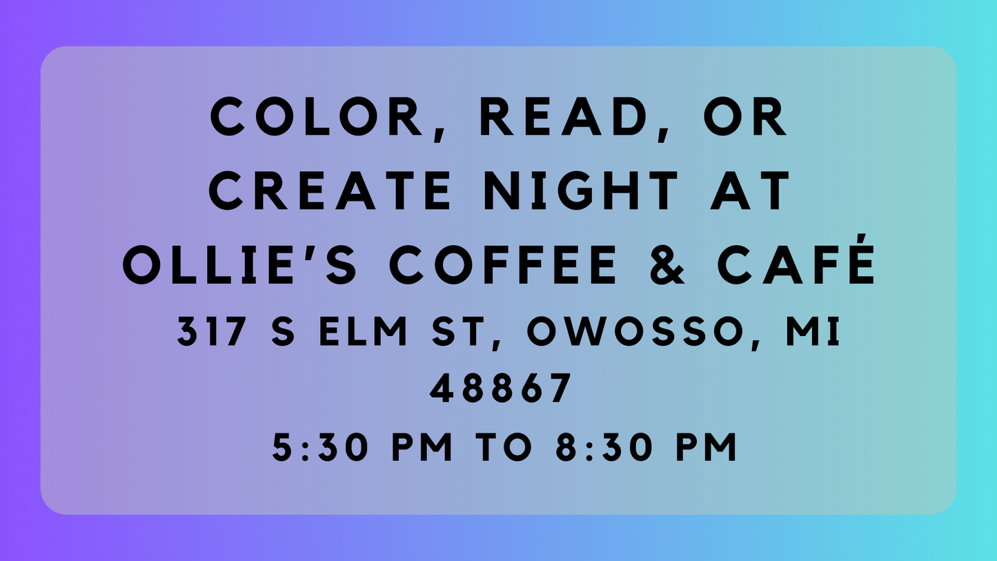 Color, Read, Create Night