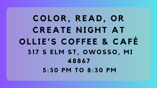 Color, Read, Create Night