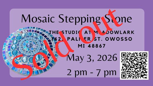 Mosaic Stepping Stone Workshop