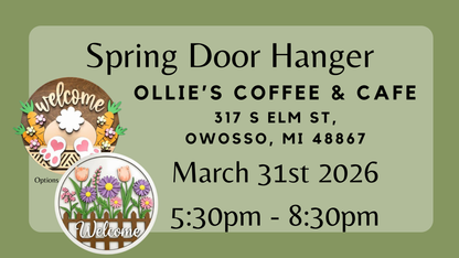 Spring Door Hanger Workshop