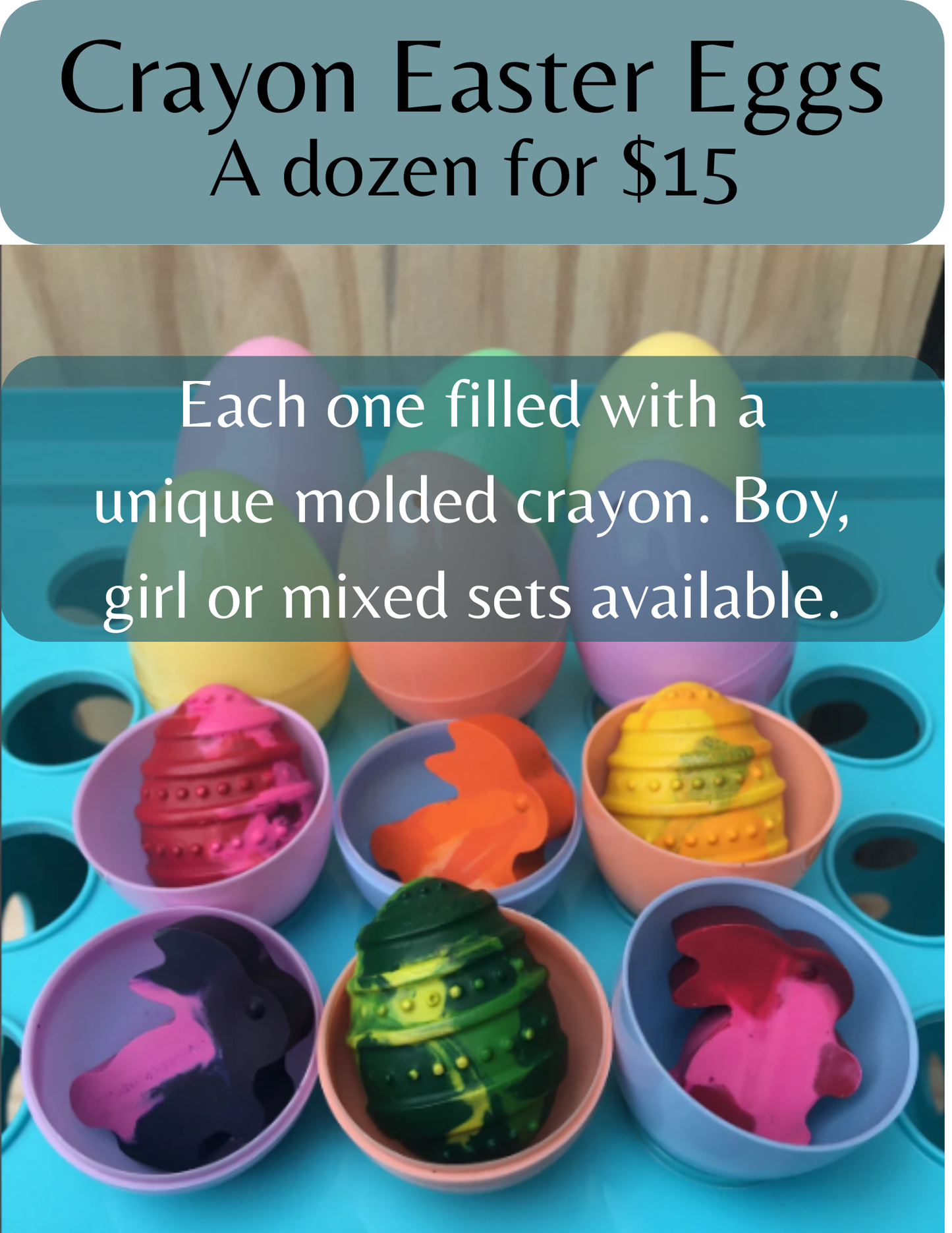 Crayon Easter Eggs