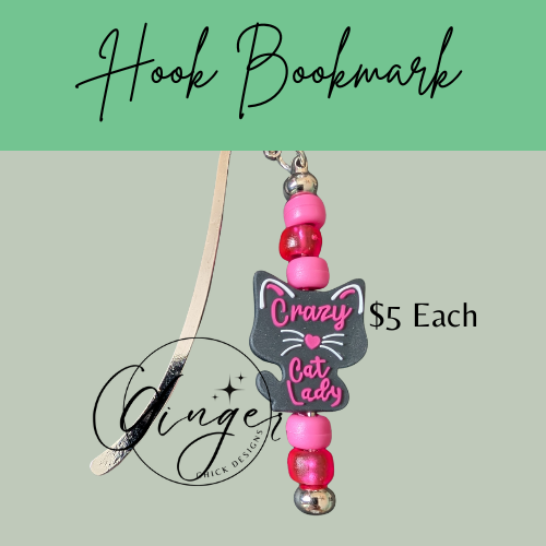 Crazy Cat Lady Hook Bookmark