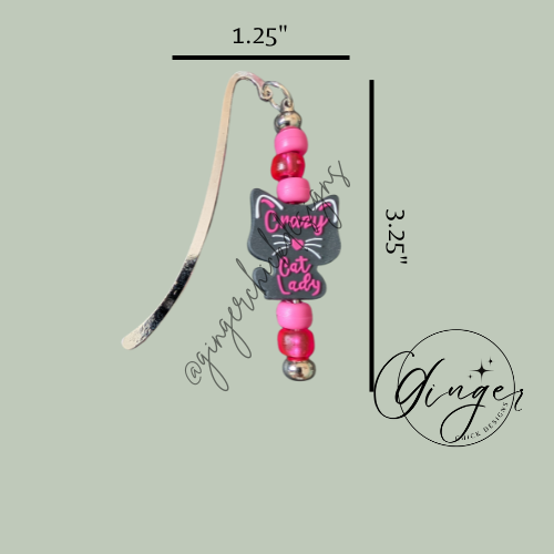 Crazy Cat Lady Hook Bookmark