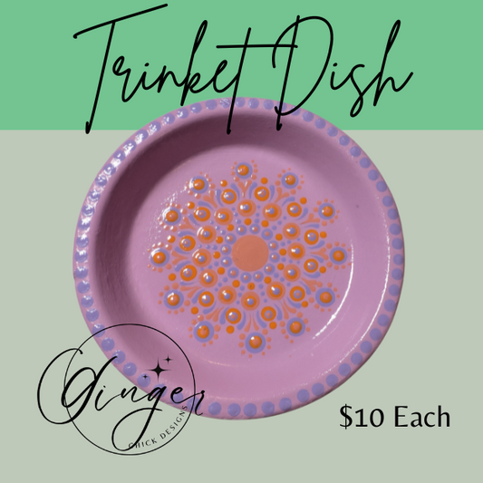 Creamsicle Trinket Dish