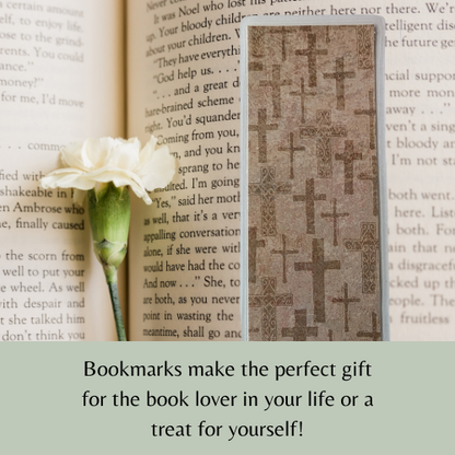 Cross Laminated Bookmark